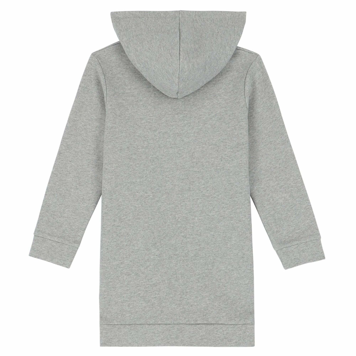Girls Grey Logo Dress, 1, hi-res