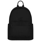 Black Logo Backpack, 1, hi-res