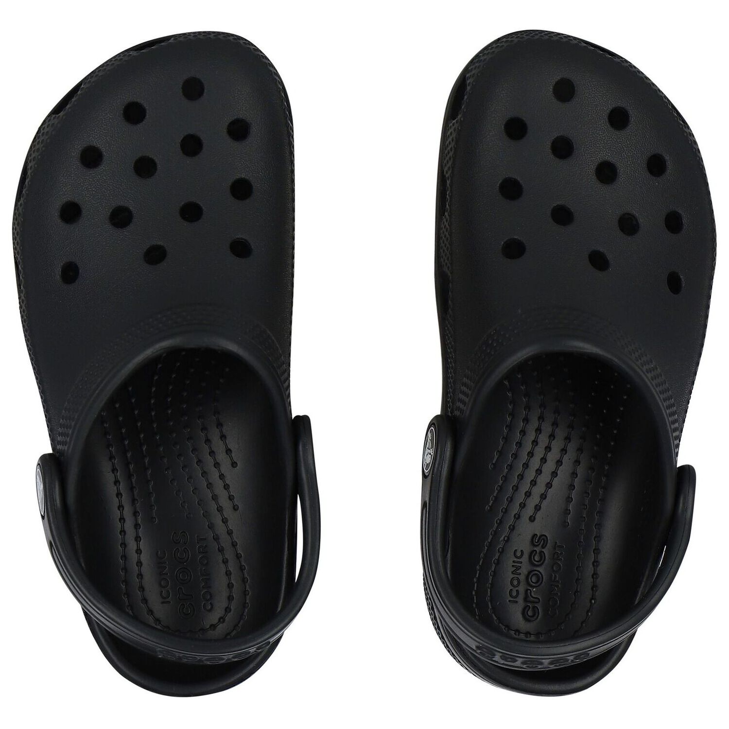 Black Classic Clogs Sandals, 3, hi-res