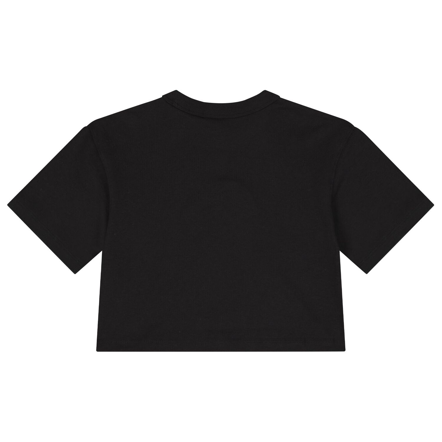 Girls Black Logo T-Shirt, 1, hi-res