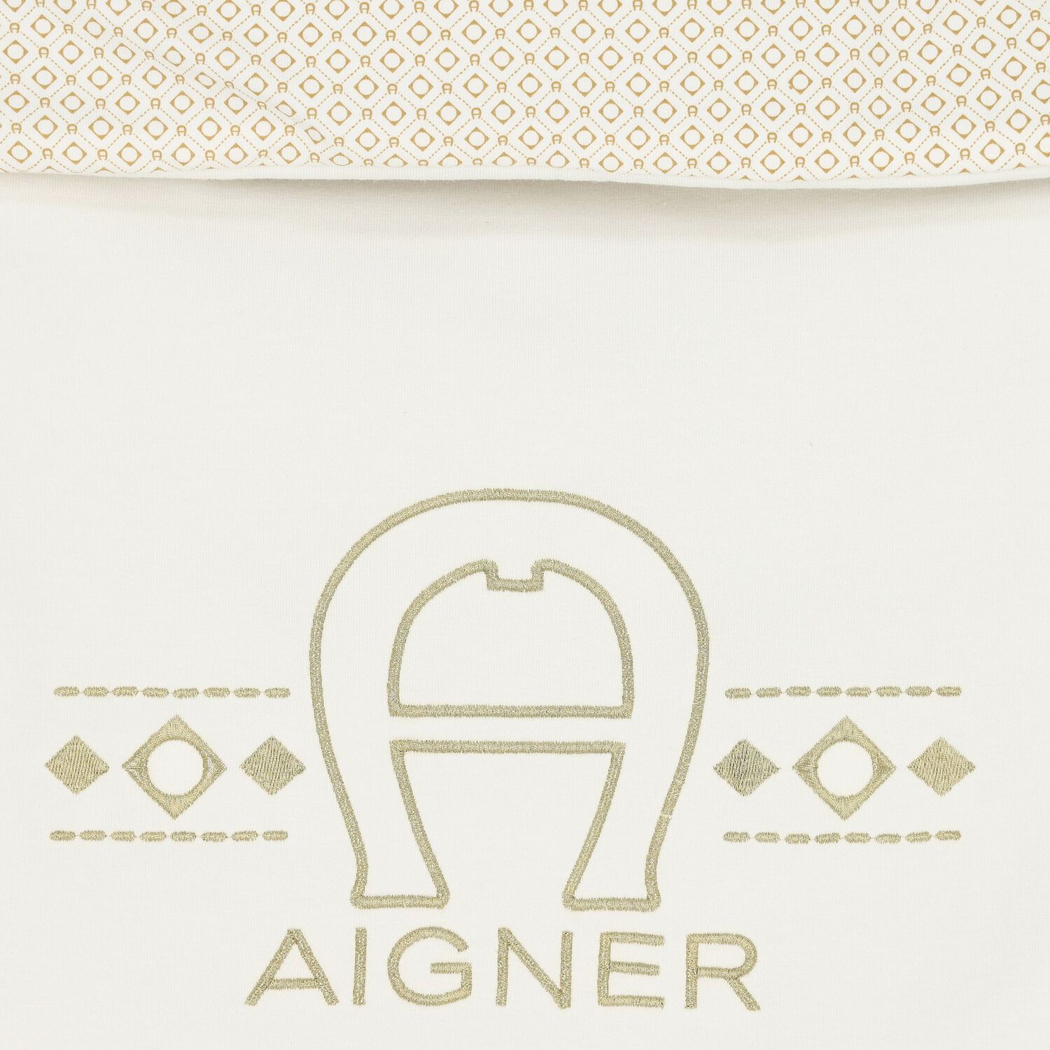 Ivory & Gold Logo Baby Nest, 1, hi-res image number null