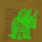 Boys Yellow Dinosaur Long Sleeve Top, 2, hi-res