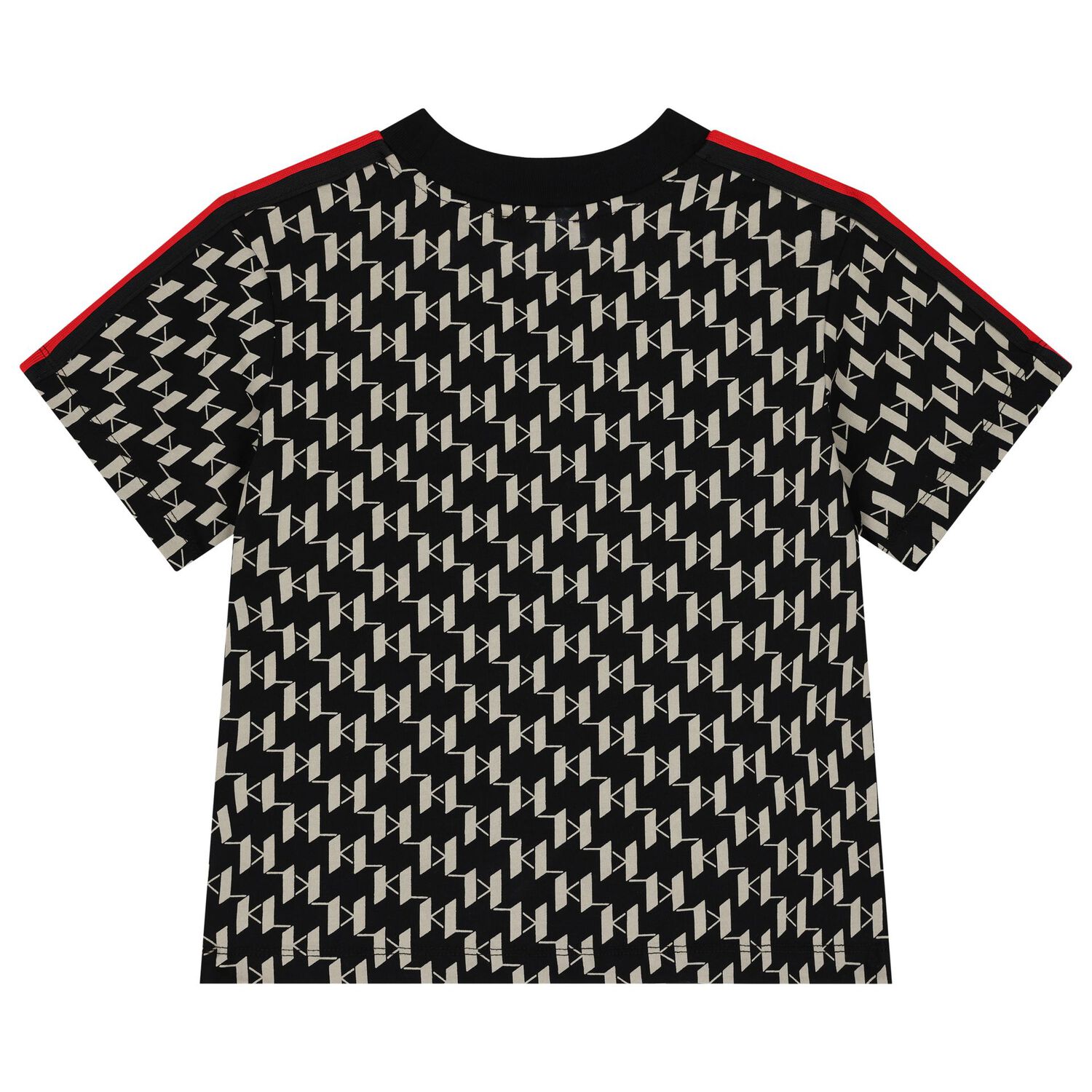 Boys Black Logo T-Shirt, 1, hi-res