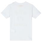 Boys White Logo T-Shirt, 1, hi-res
