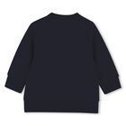 Younger Boys Navy Blue Tiger Logo Tracksuit, 1, hi-res