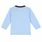 Younger Boys Blue Long Sleeve Top, 1, hi-res