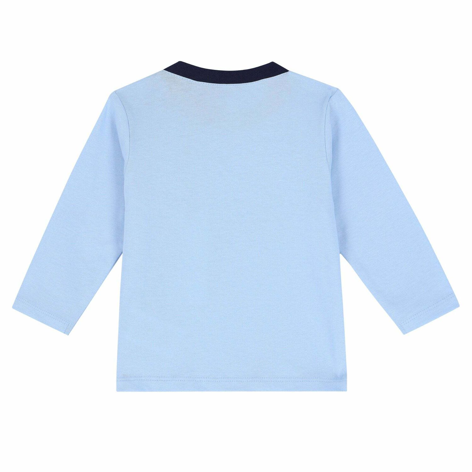 Younger Boys Blue Long Sleeve Top, 1, hi-res