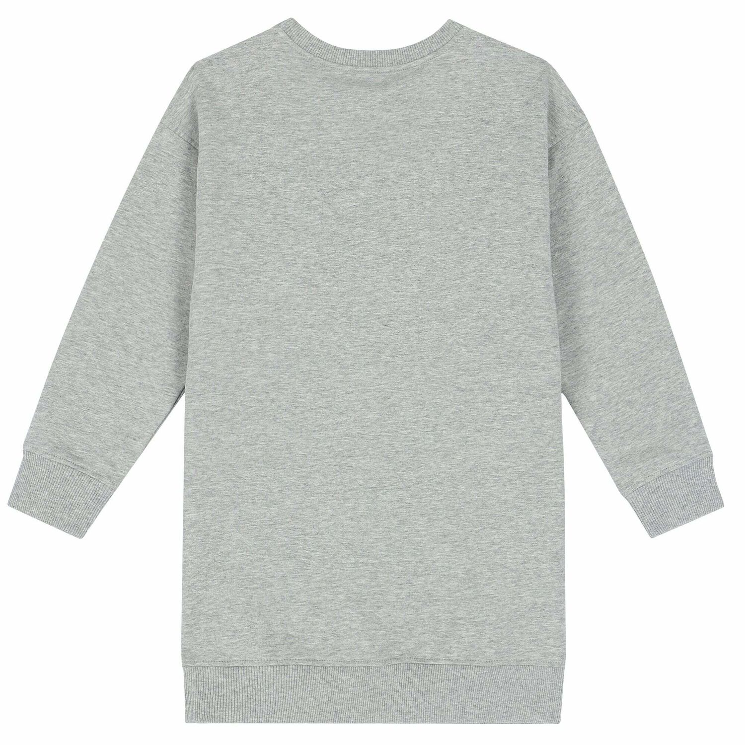 Girls Grey Crystal Logo Dress, 1, hi-res image number null