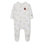 Ivory Bokeh Flower Babygrow Gift Set, 1, hi-res