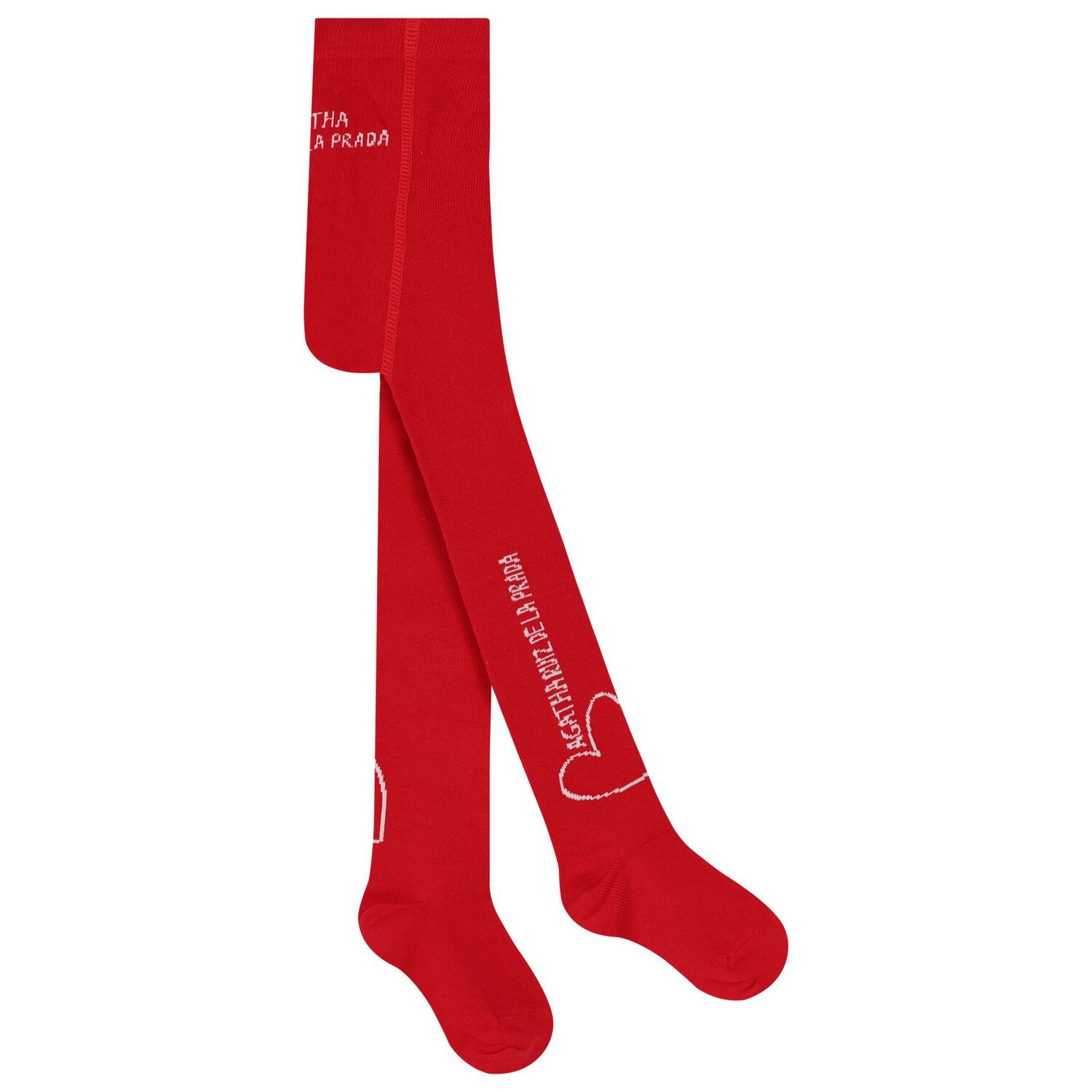 طقم بنات فستان بطبعة القلب باللون الأحمر, 1, hi-res image number null