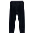 Girls Black Leggings, 1, hi-res