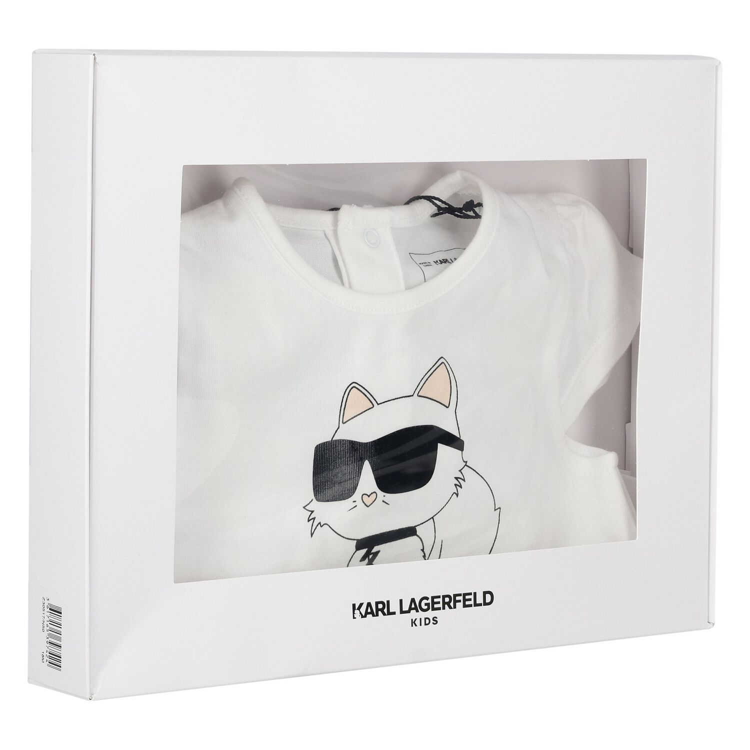 Girls White & Black Choupette Leggings Set, 1, hi-res