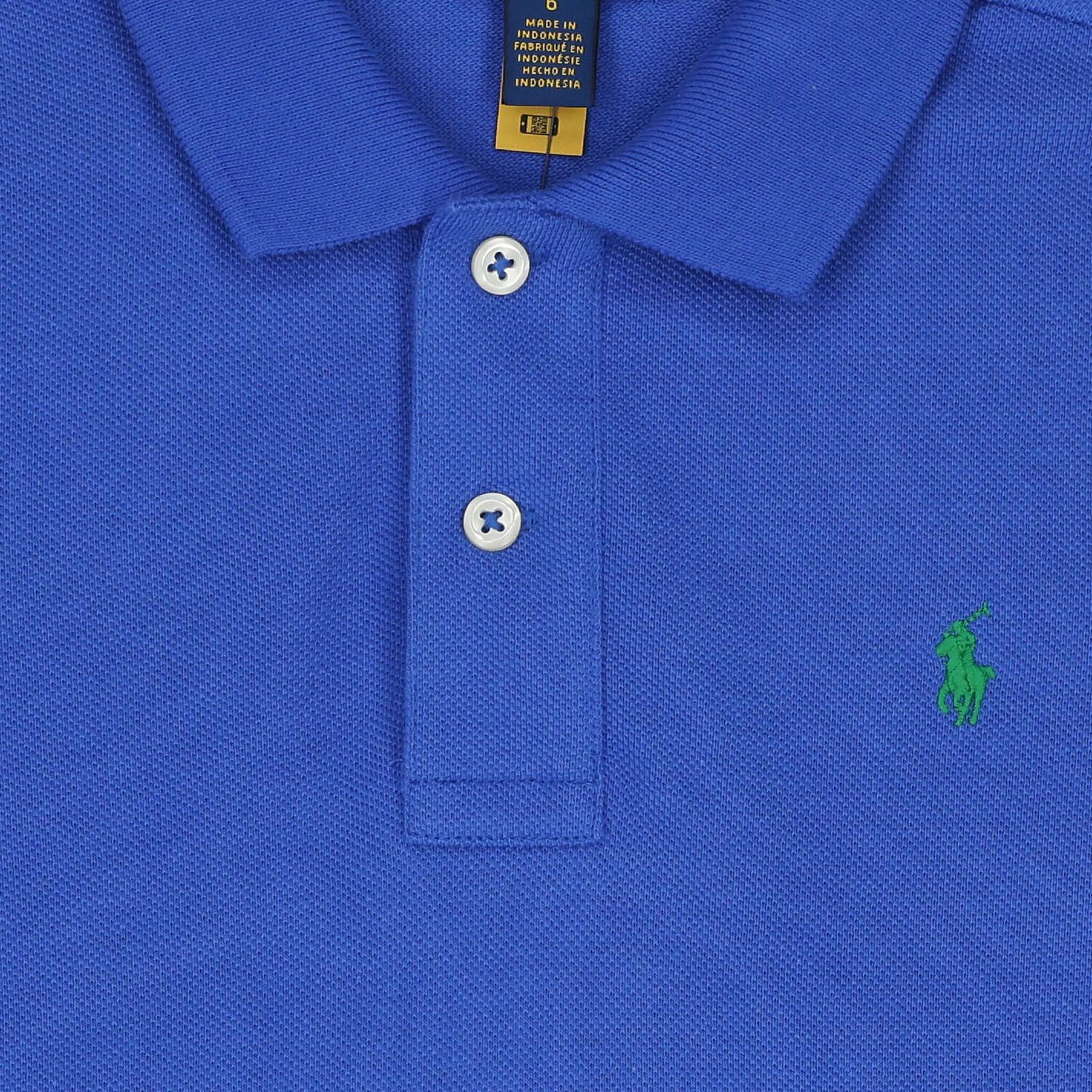 Boys Blue Logo Polo Shirt, 1, hi-res image number null