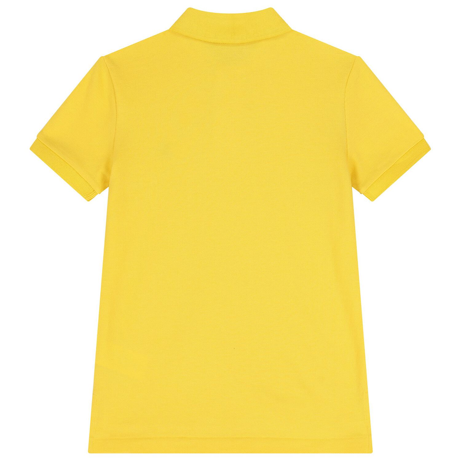 Boys Yellow Logo Polo Shirt, 1, hi-res