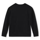 Girls Black Bag Sweatshirt, 1, hi-res