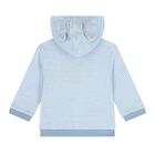 Baby Boys White & Blue 3 Piece Tracksuit, 1, hi-res