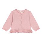 Baby Girls Pink & Ivory Tulle Skirt Set, 1, hi-res