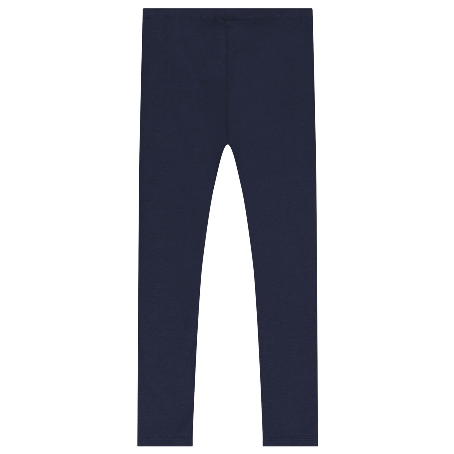 Girls Navy Blue Logo Leggings, 2, hi-res