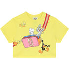 Girls Yellow Crossbody Bag T-Shirt, 1, hi-res