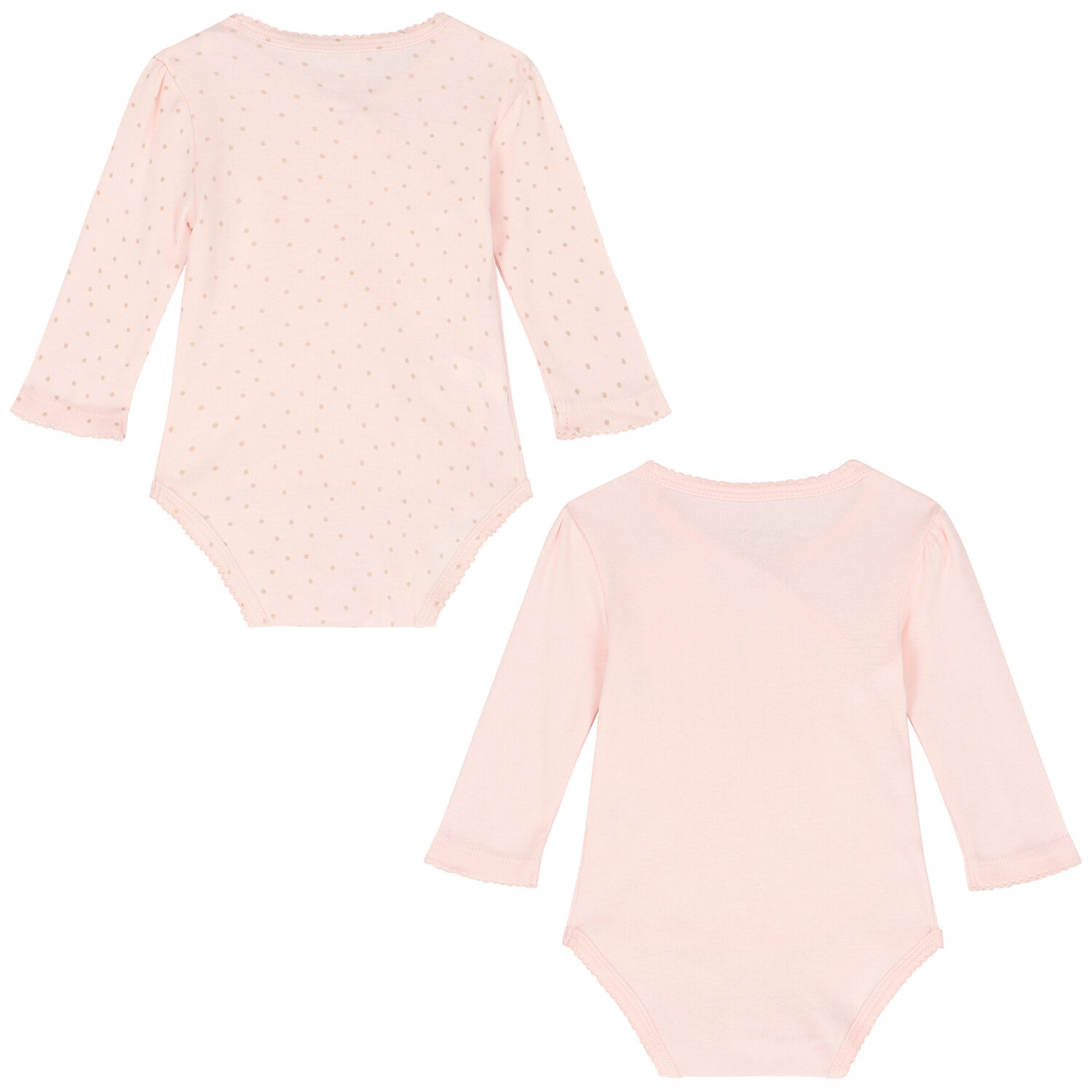 Baby Girls Pink Body Vests (2 Pack), 1, hi-res