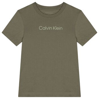 Boys Green Logo T-Shirt