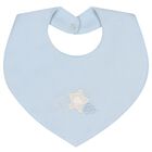 طقم مريلة مقاومة للماء للأطفال الأولاد باللون الأزرق والبيج (قطعتين), 2, hi-res