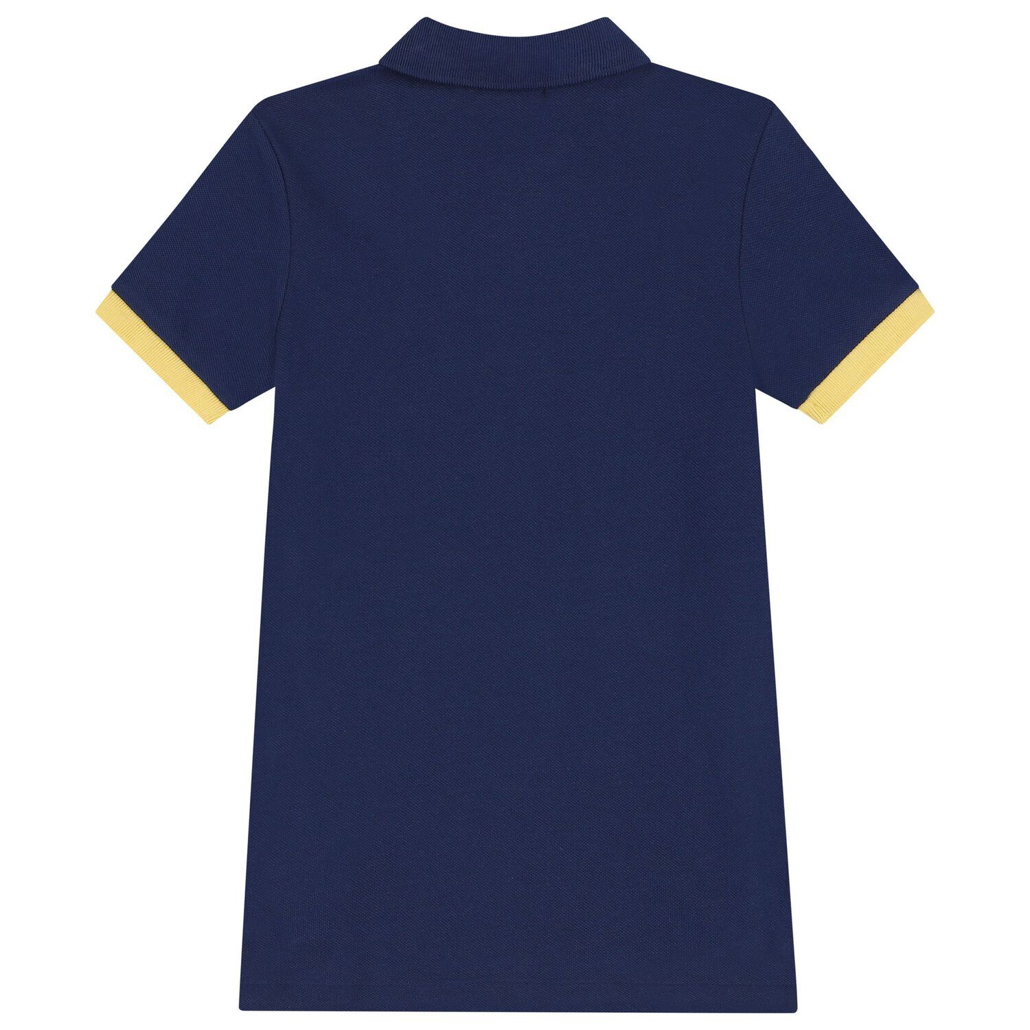 Boys Navy Blue Logo Polo Shirt, 1, hi-res image number null