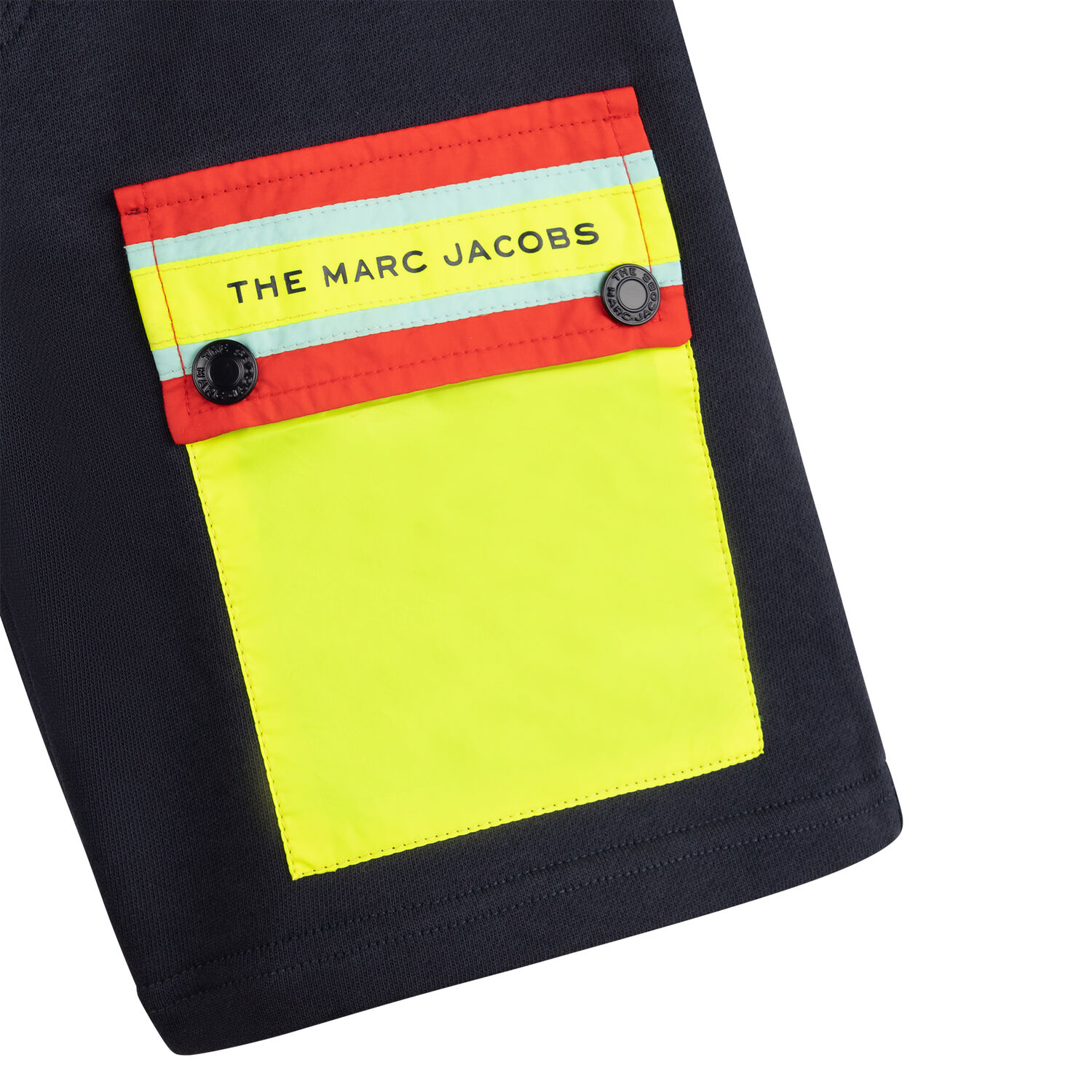 شورت بالشعار باللون الكحلي للأولاد, 1, hi-res