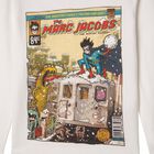 توب بالشعار باللون الأبيض للأولاد, 1, hi-res