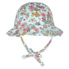 طقم بدله بنات بطبعه الزهور باللون الاخضر , 1, hi-res