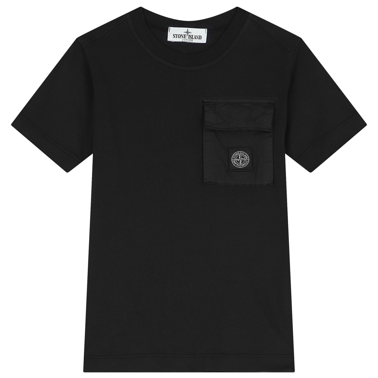 Boys Black Logo T-Shirt, 3, hi-res image number null