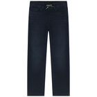 بنطلون اولاد باللون الكحلي , 1, hi-res