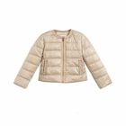 Girls Gold Puffer Jacket, 1, hi-res