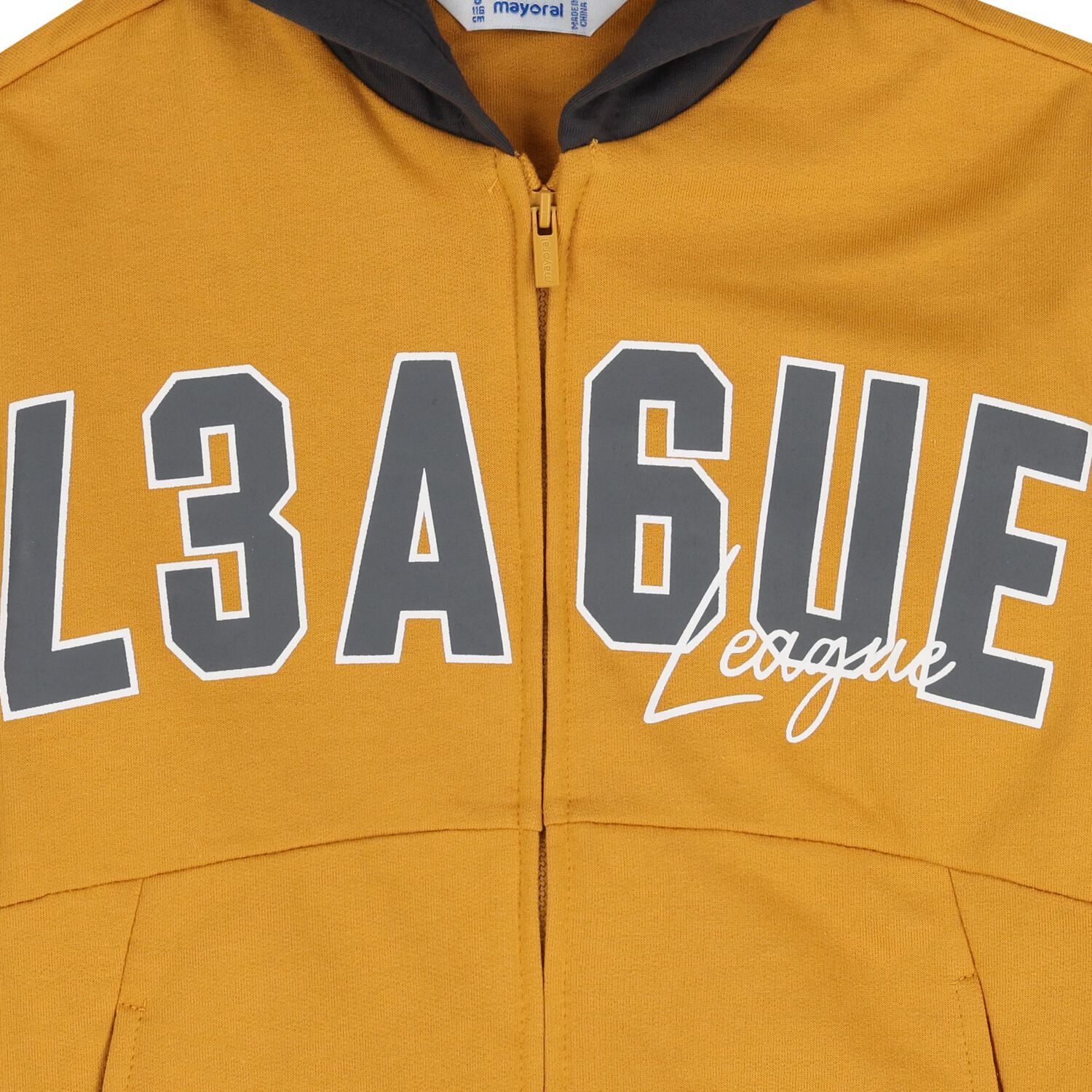 Boys Yellow & Grey Tracksuit Set (3 Piece), 1, hi-res