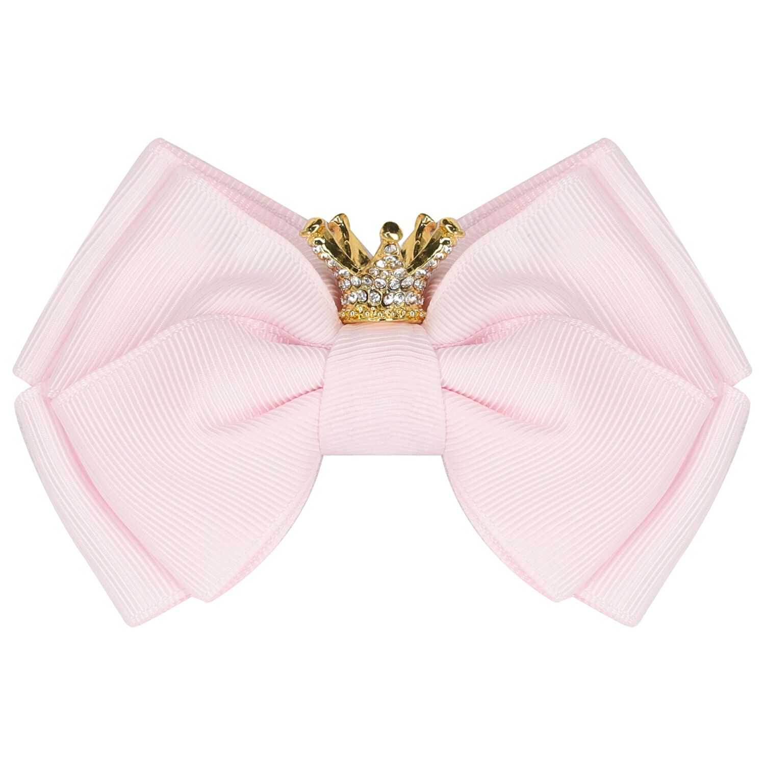 Girls Pink Bow Hairclip, 1, hi-res