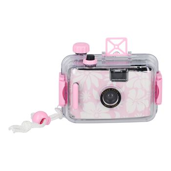 Girls Pink Floral Underwater Camera