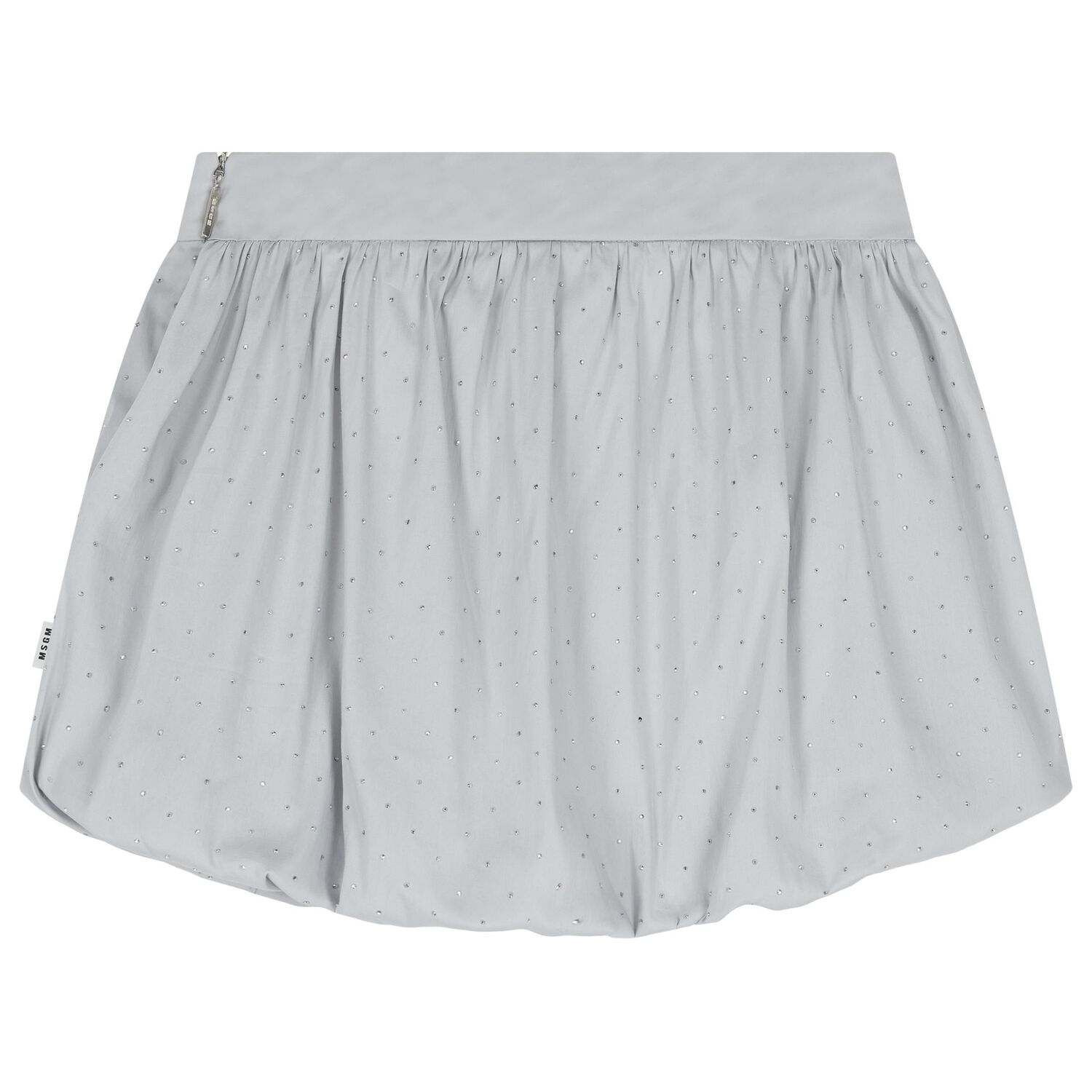 Girls Grey Rhinestones Skirt, 1, hi-res image number null