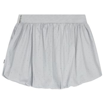 Girls Grey Rhinestones Skirt