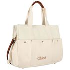 Ivory Logo Baby Changing Bag, 1, hi-res