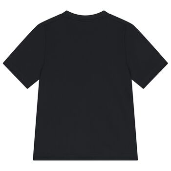 Boys Black Logo Dri-Fit T-Shirt