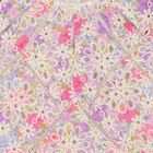 فستان بنات بطبعه الزهور باللون الوردى والبنفسجى, 1, hi-res