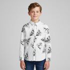 Boys White Logo Shirt, 1, hi-res