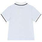 طقم شورت أولاد بالشعار باللون الأزرق و الكحلى, 2, hi-res