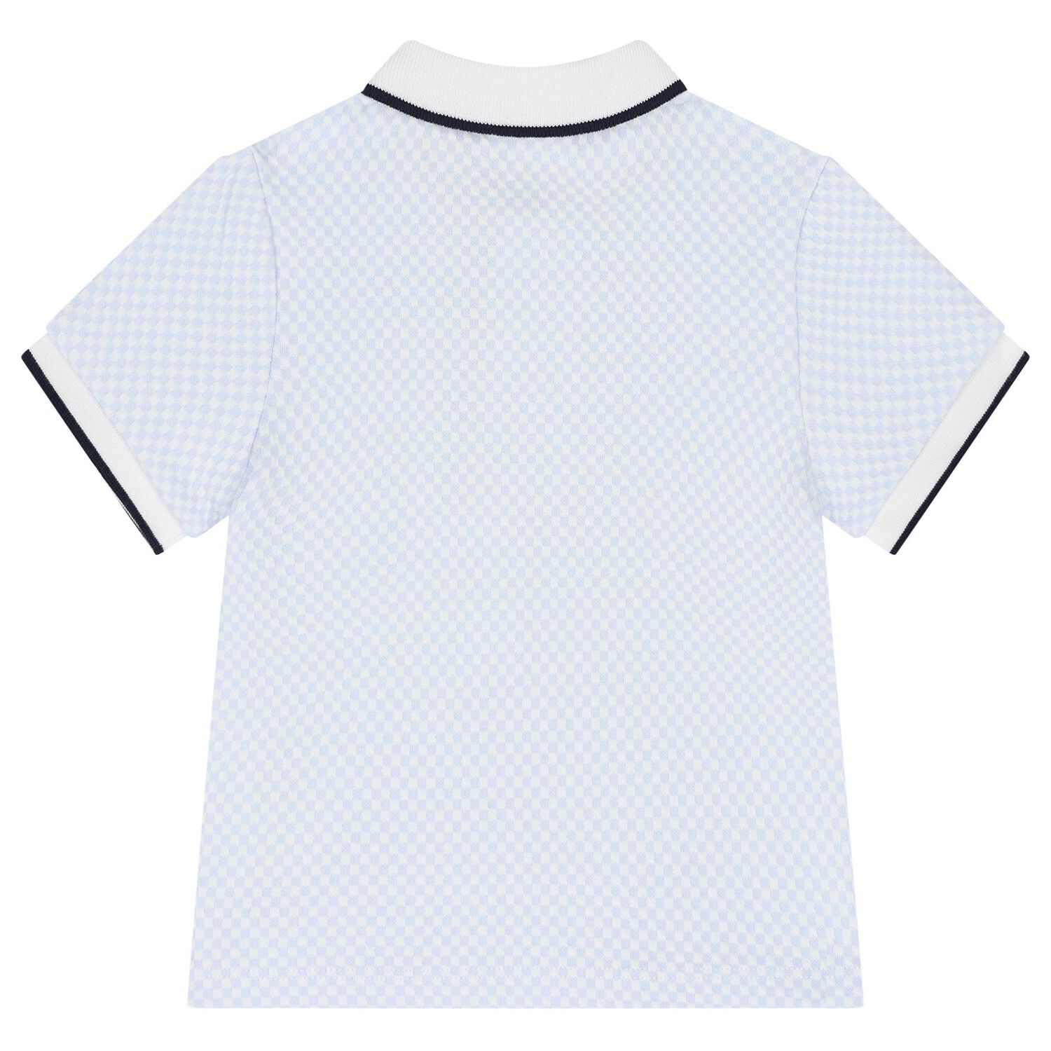 طقم شورت أولاد بالشعار باللون الأزرق و الكحلى, 2, hi-res