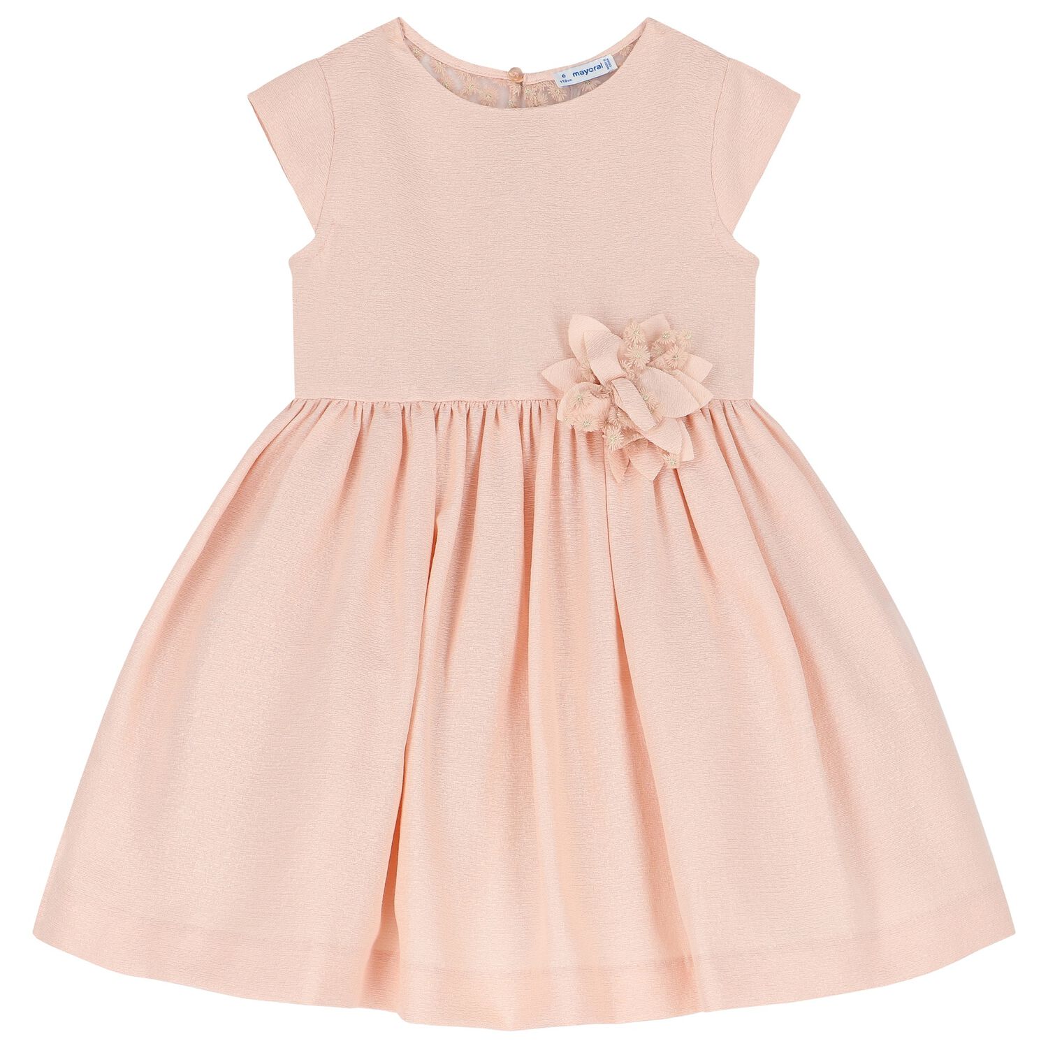 Girls Pink Flower Dress, 1, hi-res image number null