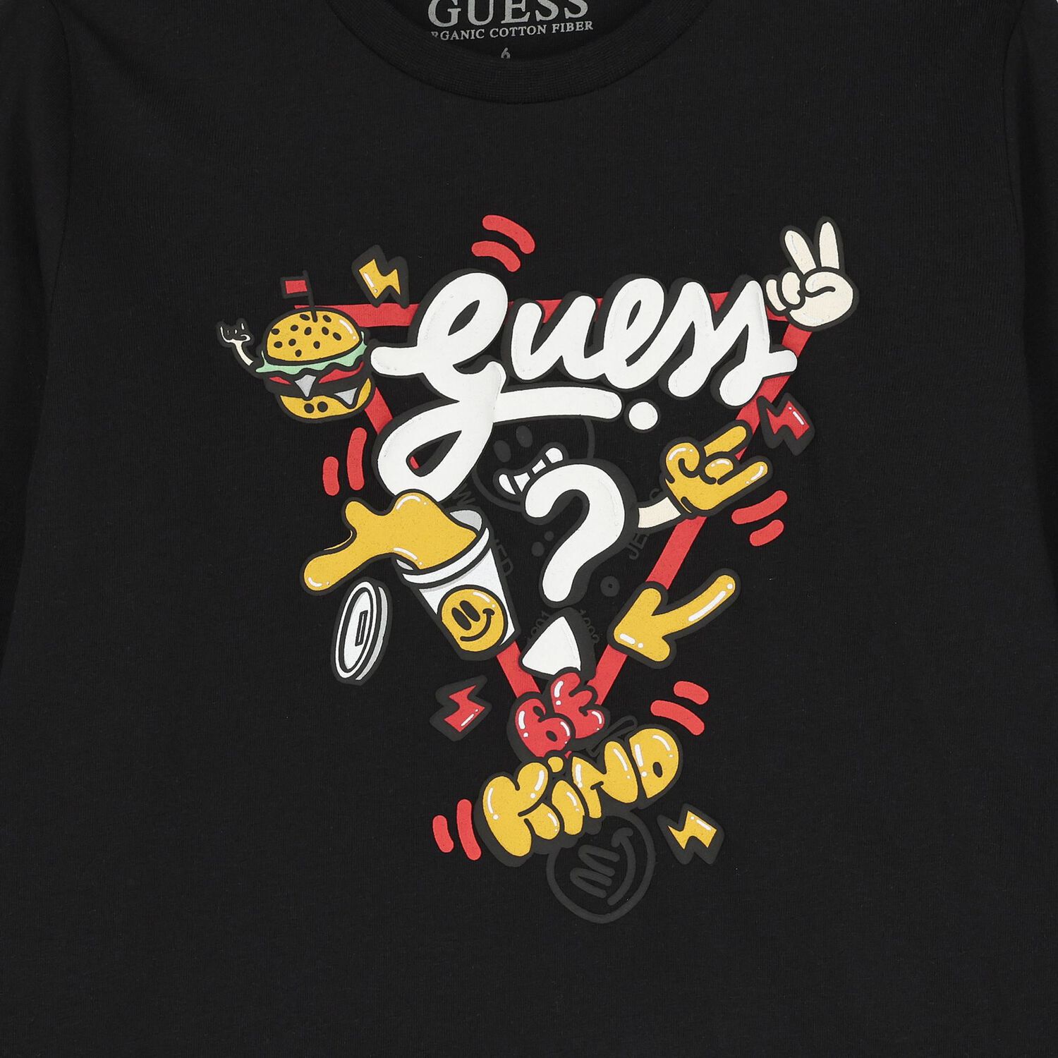 Boys Black Logo Long Sleeve Top, 3, hi-res