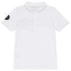 Boys White Logo Polo Shirt, 1, hi-res
