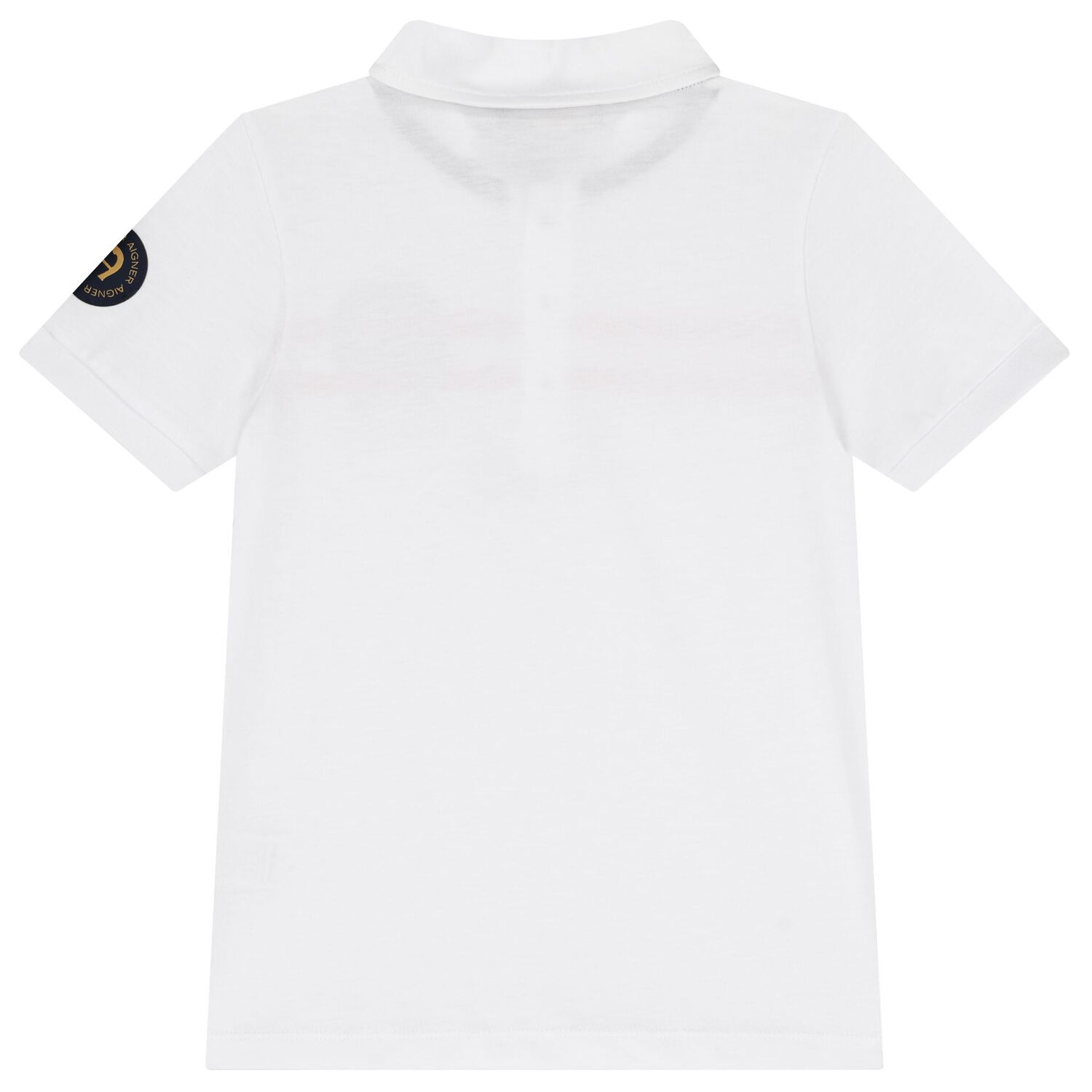 Boys White Logo Polo Shirt, 1, hi-res image number null