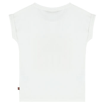 Girls White Camel T-Shirt