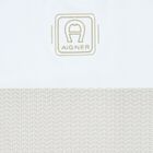 Baby Boys Blue & Gold Logo Blanket, 2, hi-res